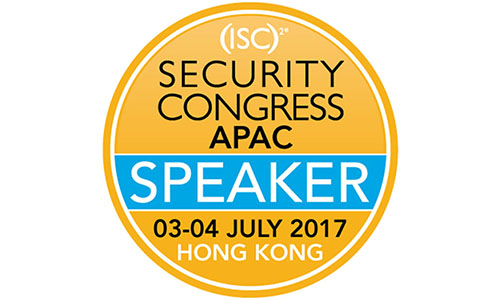 ISC2 Security Congress APAC 2017 in Hong Kong