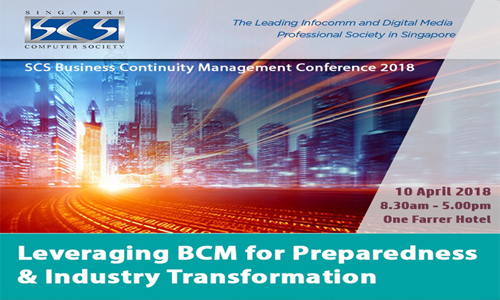 SCS Business Continuity Management Conference 2018