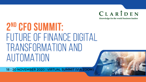 2nd CFO Summit: Future of Finance and Digital Transformation and Automation